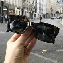 Квадратные солнцезащитные очки для мужчин и женщин, прозрачная красочная оправа, солнцезащитные очки для женщин, солнцезащитные очки UV400, роскошные винтажные женские очки s Glasse