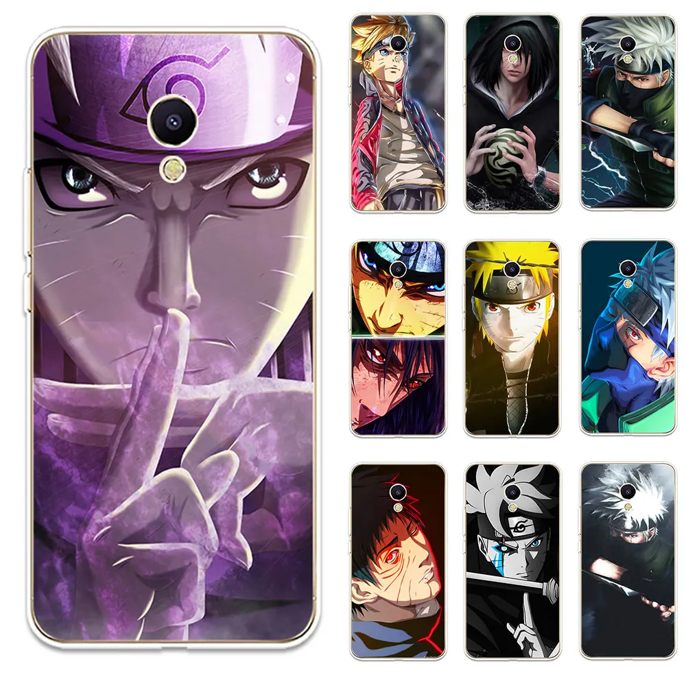 Uzumaki Наруто с рисунком силиконовый чехол для телефона Couqe Fundas Meizu M3 M5 M6 NTOE M3S M5S M5C M6S