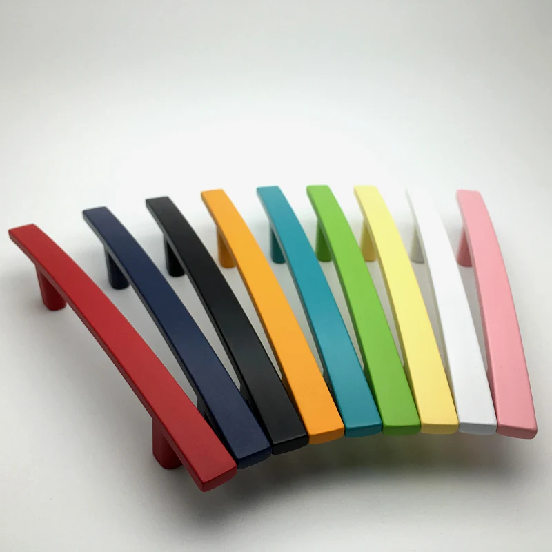 3.75" Colorful Kitchen Handles Closet wardrobe Dresser Drawer