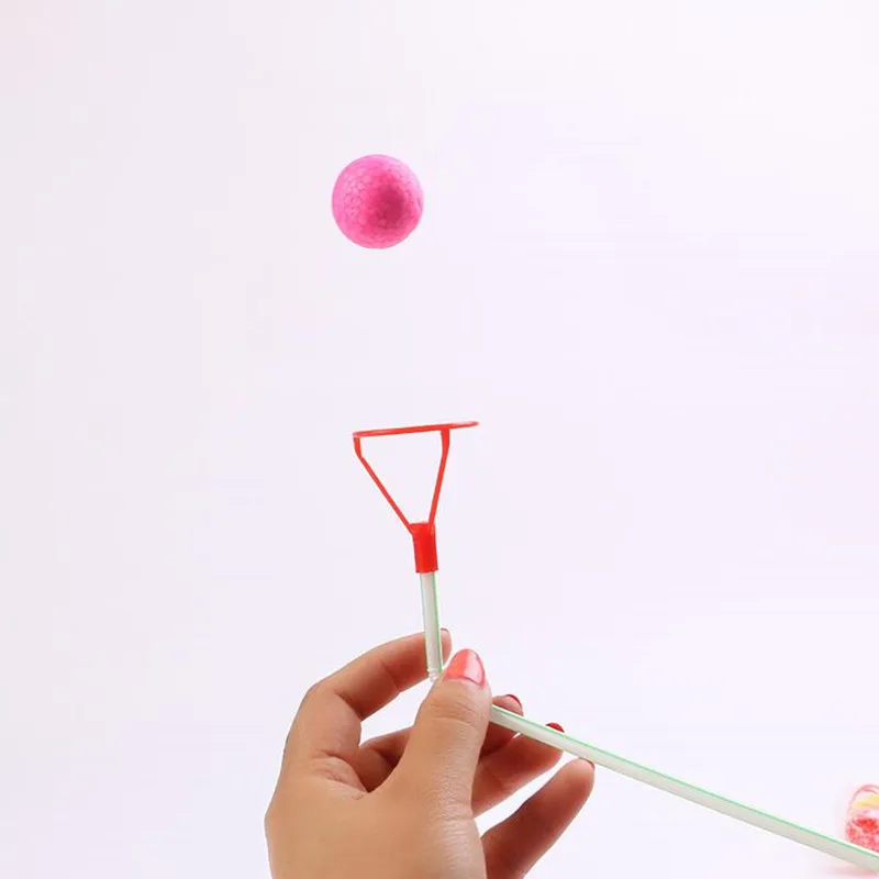 

10pcs/lot Children Blow Ball Game Toys Magic Blowing Pipe Ball Gift Bag Filler Toy Birthday Party Favor Wedding
