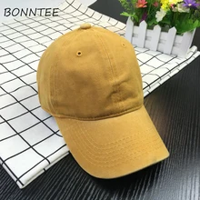 Женская шапка однотонная простая Универсальная регулируемая Солнцезащитная затенение походные бейсболки Женская Хип-хоп мода корейский стиль Повседневная