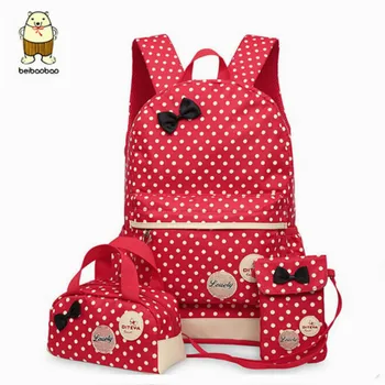 

Beibaobao Backpacks School Bags For Teenagers girls backpack set women shoulder travel bags 3 Pcs/Set rucksack mochila book bags
