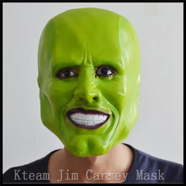 Латексная Маска высшего класса с известными фильмами, мужская маска Джима карри, Мужская Маскарадная маска супергероя, комикс, аксессуары для взрослых, маска для игрушки