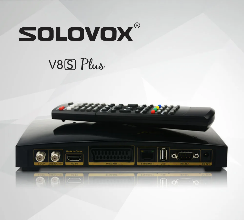 Подлинная SOLOVOX V8S Plus DVB-S2 цифровой спутниковый ресивер Поддержка Xtream IPTV USB Wifi Youtube USB Wifi Biss Key CCCAMD NEWCAMD