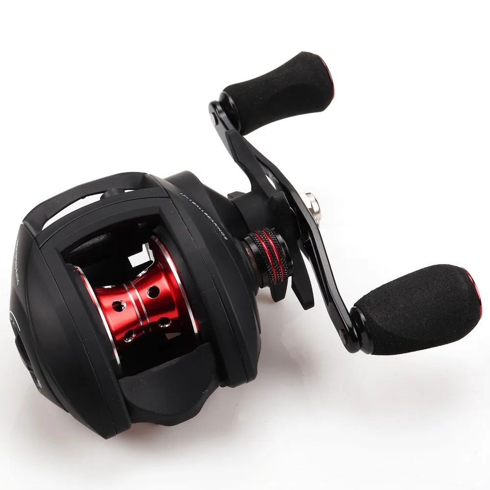 Fishing Reel Baitcasting Reel High Speed 8.1:1  Ball Bearings 7+1 Left Right Hand Baitcasting  Fishing Wheel With Magnetic Brake