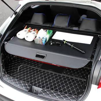 

Car Styling Black Interior Retractable Rear Trunk Security Shield Cargo Cover For Toyota C-HR CHR 2016 2017 2018 2019