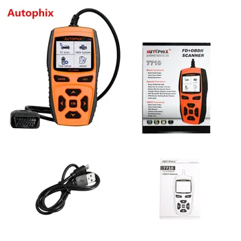 

Autophix Automotive Diagnostic Tool 7710 OBDII OBD2 Scanner Car Engine Fault Code Reader +ABS SRS Airbag EPB Oil Reset