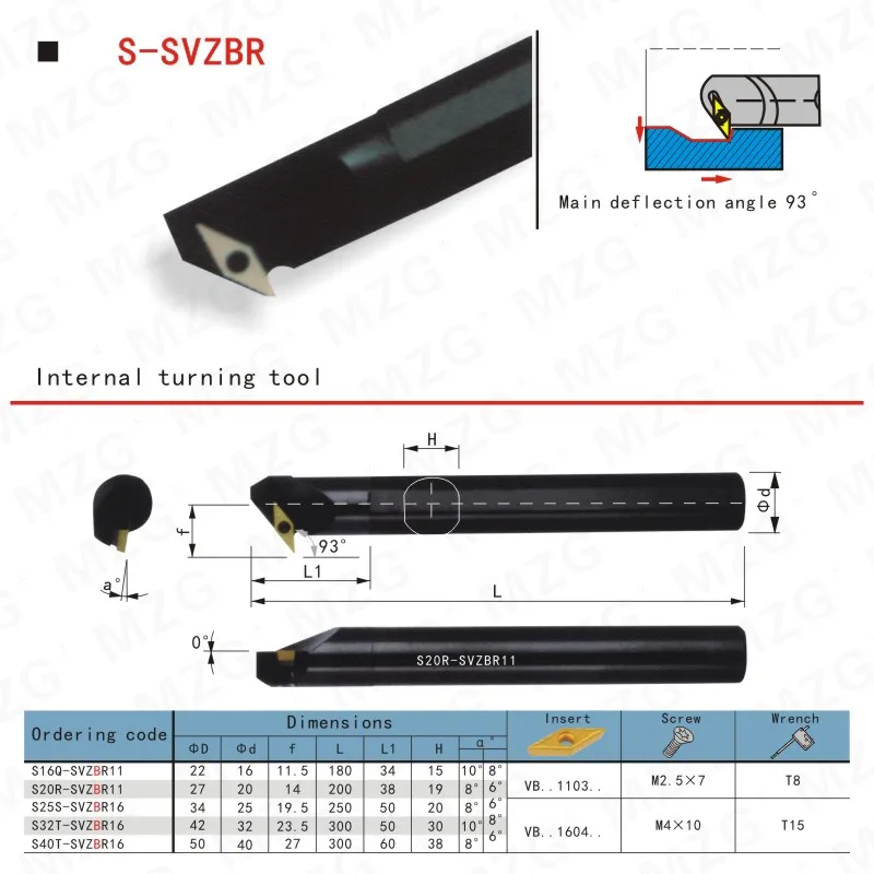 MOSASK инструмент бар S16Q-SVZBR11 ЧПУ токарные станки внутреннее отверстие расточные хвостовик адаптации 35 градусов ромб лезвие