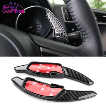 

ABS Carbon fiber steering wheel shift paddles shift paddles Car Sticker For Subaru XV Legacy Outback Forester Impreza BRZ