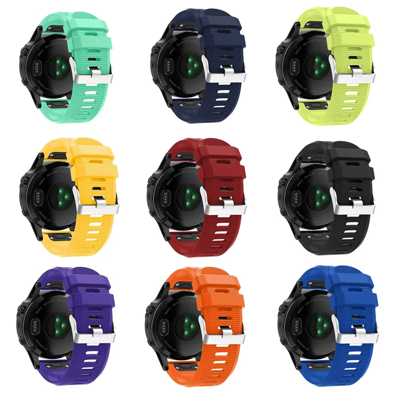 Ремешок Fenix 3 для часов Garmin fenix 5 20 мм 26 мм 22 мм силиконовый ремешок Garmin Fenix5X/Fenix3/3HR Garmin Fenix5/935 5S