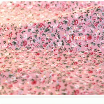

Full cotton twill hand-woven cotton fabric curtain bed fabric florets prints