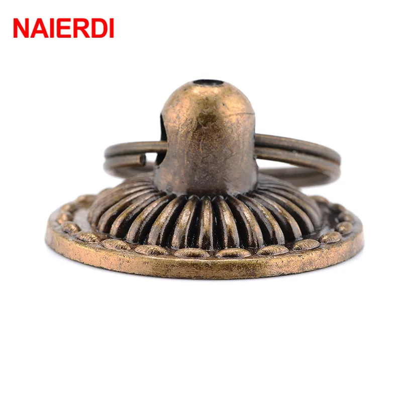 NAIERDI 10PCS Antique Retro Bronze Cabinet Knobs 30mm Cupboard Door Handles Vintage Wardrobe Furniture Jewelry Box Drawer Pull NAIERDI 10PCS Antique Retro Bronze Cabinet Knobs 30mm Cupboard Door Handles Vintage Wardrobe Furniture Jewelry Box Drawer Pull