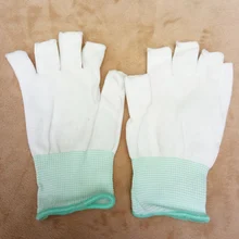 1 пара антистатические перчатки Антистатический ESD электронные рабочие перчатки Pu покрытием пальмовое покрытие ПК противоскользящие для защиты пальцев