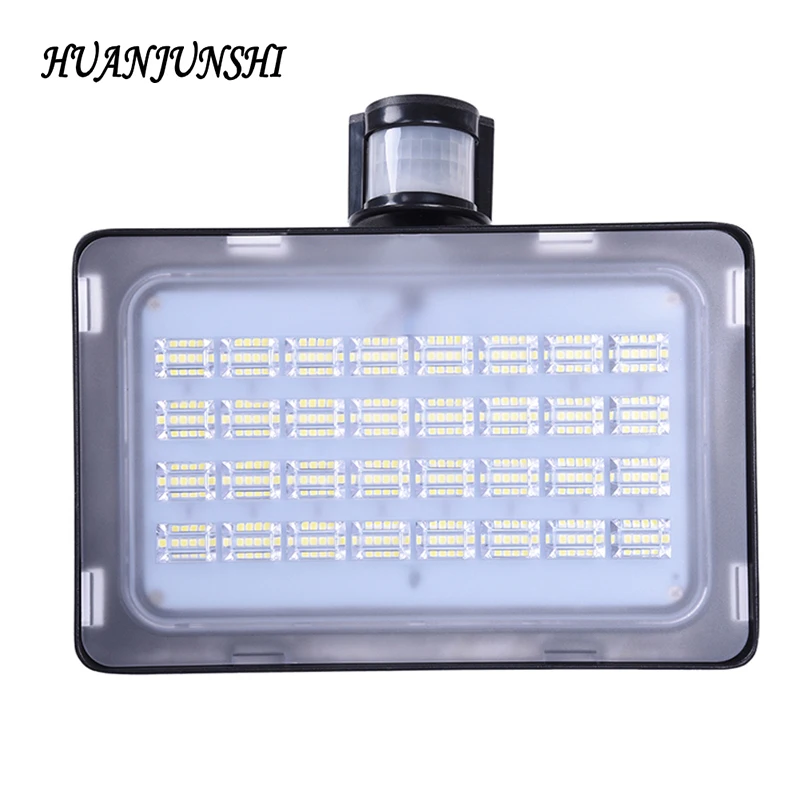 

Hot 10pcs 50W LED Solar Lights Waterproof 3 Modes Sensor Solar Flood Light With Solar Panel For Outdoor Garden Courtyard Pathway