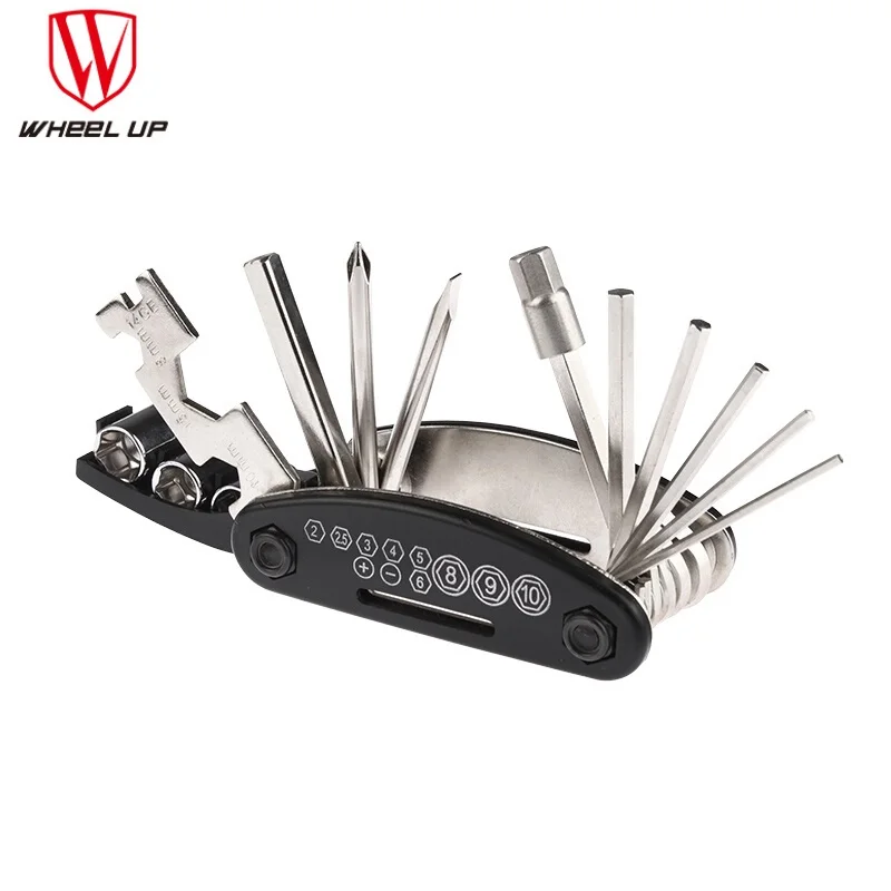 Wheel UP 16 in 1 Multifunction Bicycle Repair Tools Set Mountain Bike