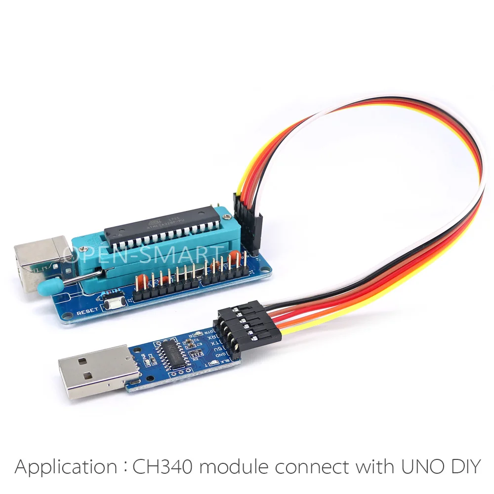 Открытый Смарт DIY ATmega328P макетная плата+ CH340 USB для ttl программист для Arduino UNO R3