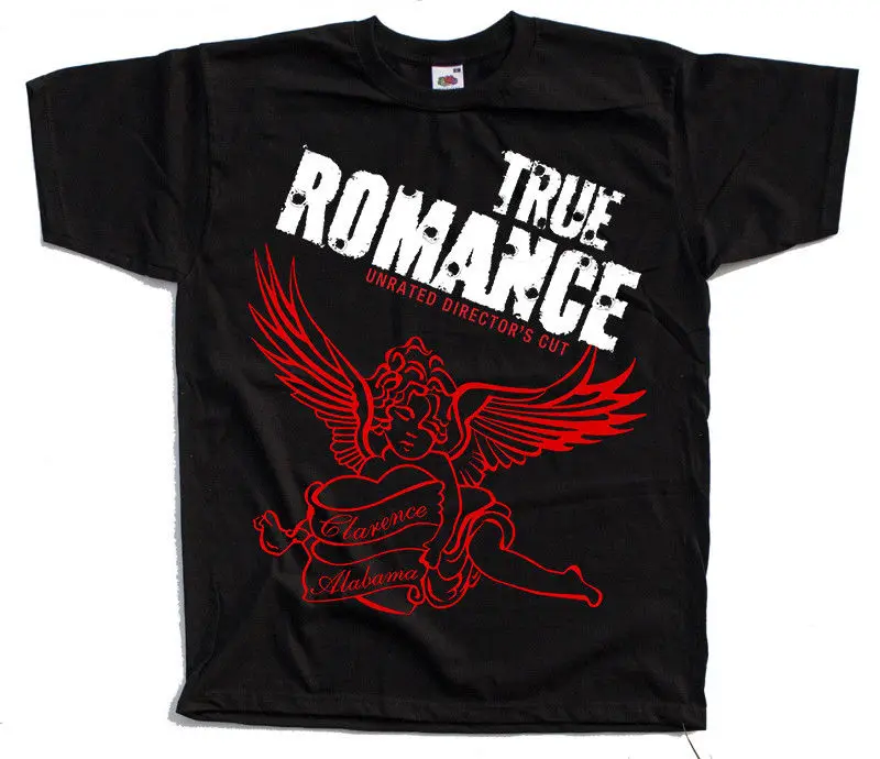 True Romance V3 Movie Poster T Shirt Black Graphite All Sizes S To 4Xl
