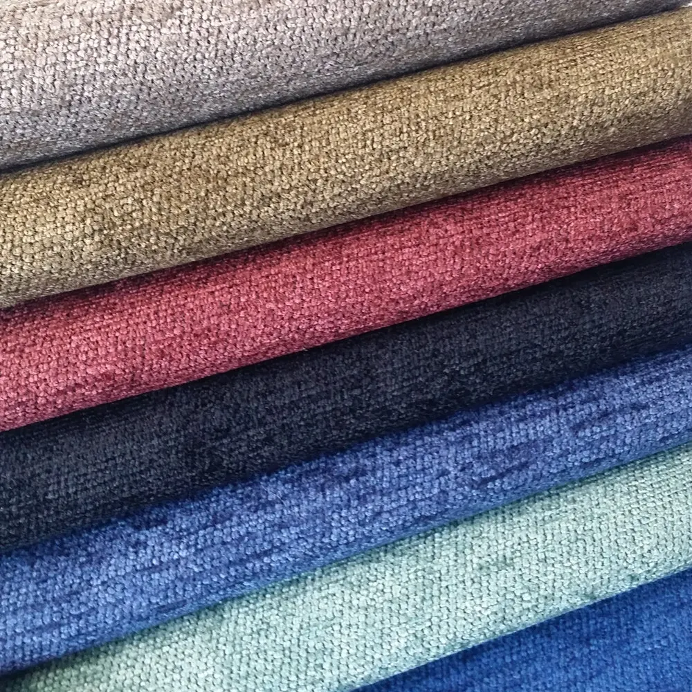 Однотонная Ткань Обычная шенилловая пряжа окрашенная жаккардовая ткань мягкая занавеска драпировка диванная подушка ткань Обивка использование 280 см Ширина