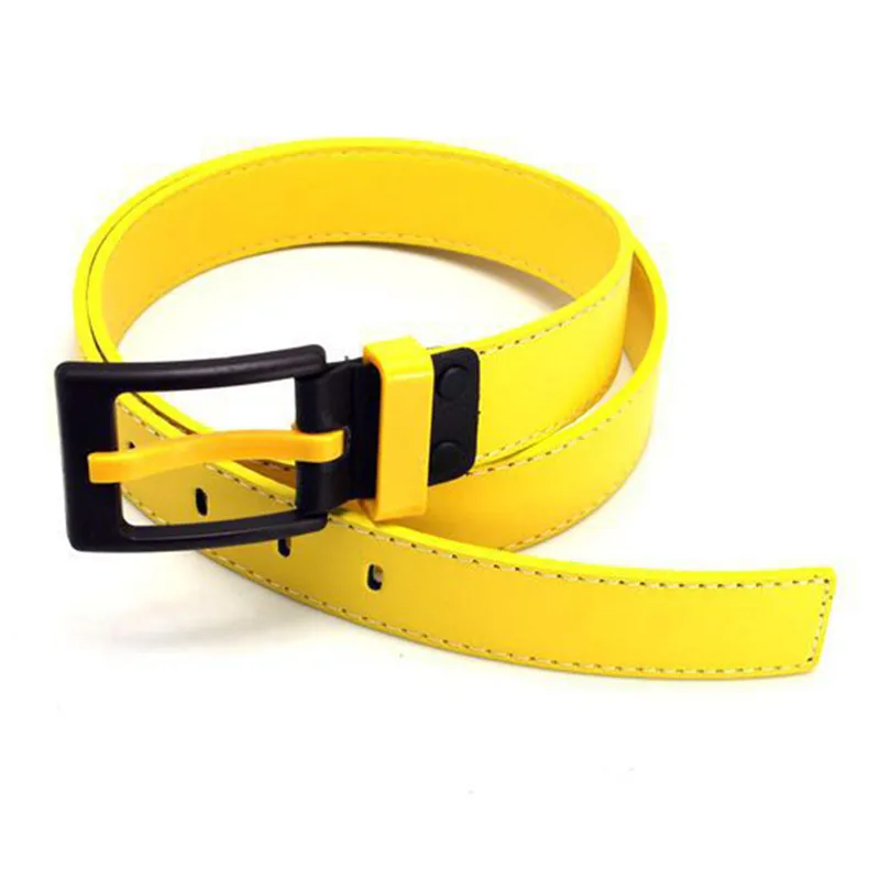 Plastic Buckle Mens Belts Waistband Pu Leather Womens Belts Casual Waist Belt Adjustablec 042in