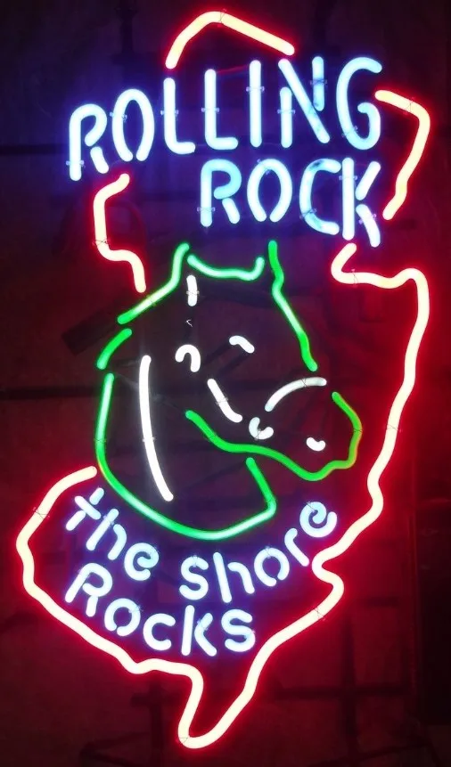 Custom Rolling Rock Cigars Glass Neon Light Sign Beer Bar | Лампы и освещение