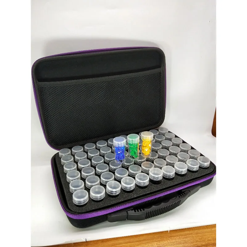 

60/30 Slots Diamond Embroidery Box Diamond Painting Accessory Case Clear plastic Beads Display Storage Boxes Cross Stitch Tools