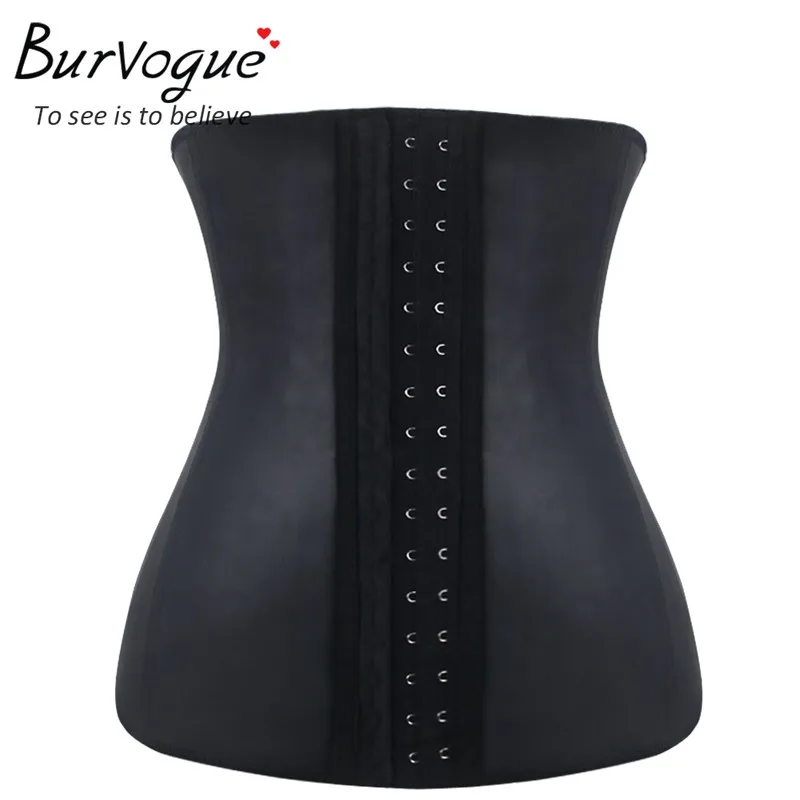 

Burvogue Plus Size Waist Trainer Latex Waist Cincher Modeling Strap Corset Shaper Belt Waist Trainer Corset for Weight Loss