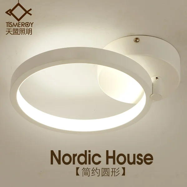 

LED bedroom bedside lamp simple modern lamp round the hotel bar corridor aisle porch lamp wall lamp