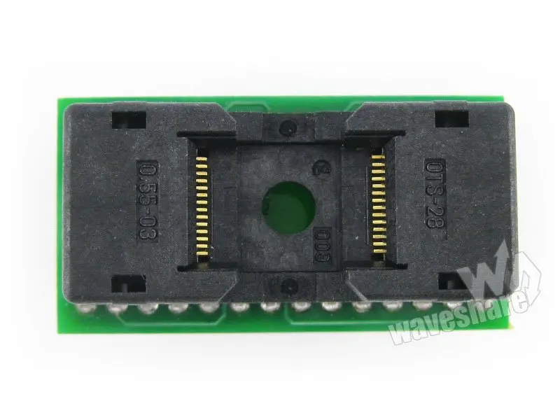 

module TSOP28 TO DIP28 TSSOP28 Enplas IC Test Socket Programming Adapter 0.55mm Pitch
