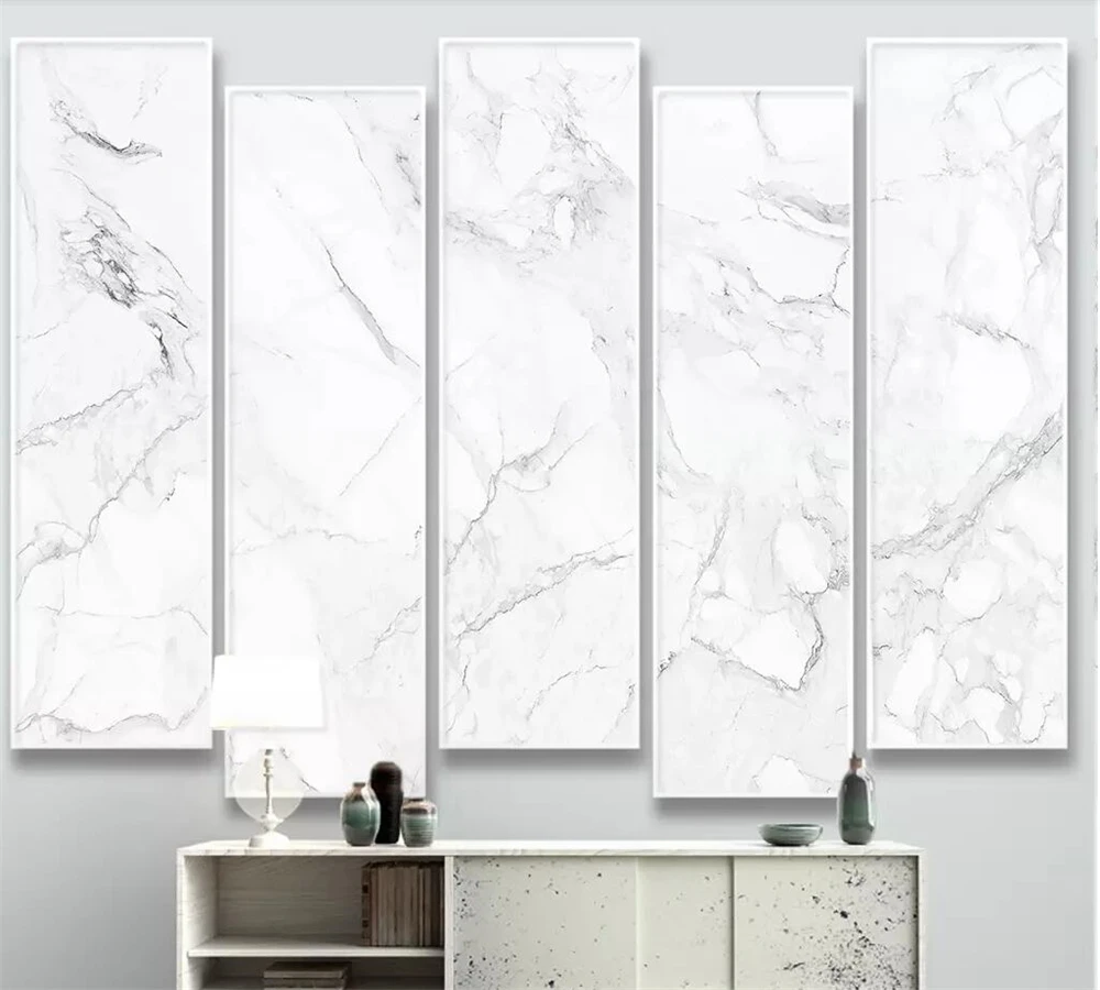 Beibehang Custom wallpaper 3d mural modern minimalist jazz white marble living room bedroom wall papers home decor 3d wallpaper