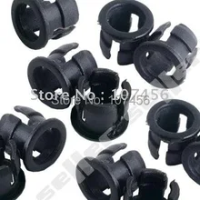 100 шт 3 мм Пластиковый черный светодиодный держатель с зажимом панель дисплея 3 мм светодиодный чехол