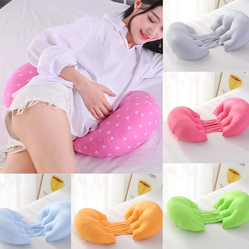 

Women Pregnant Multi-function Pillow U-shaped Belly Support Side Sleepers Pillow Pregnancy Dot Print Protect Waist Sleep Pillow