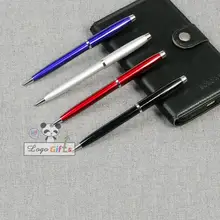 Высокое качество 500 шт/партия Элегантный дизайн металлический корпус ручки можно открыть вращающимся образом канцелярские товары и Пользовательский логотип 0