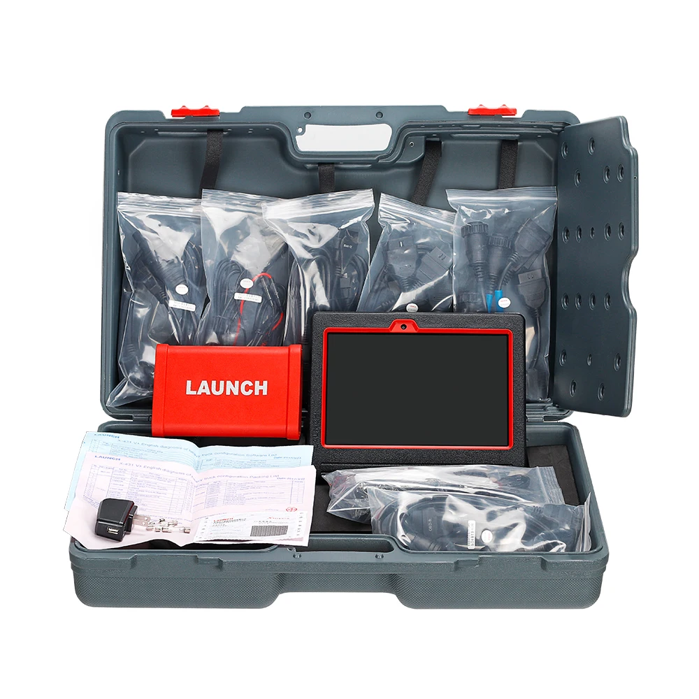 Launch X431 V+ tablet & Heavy duty adapter box (6)