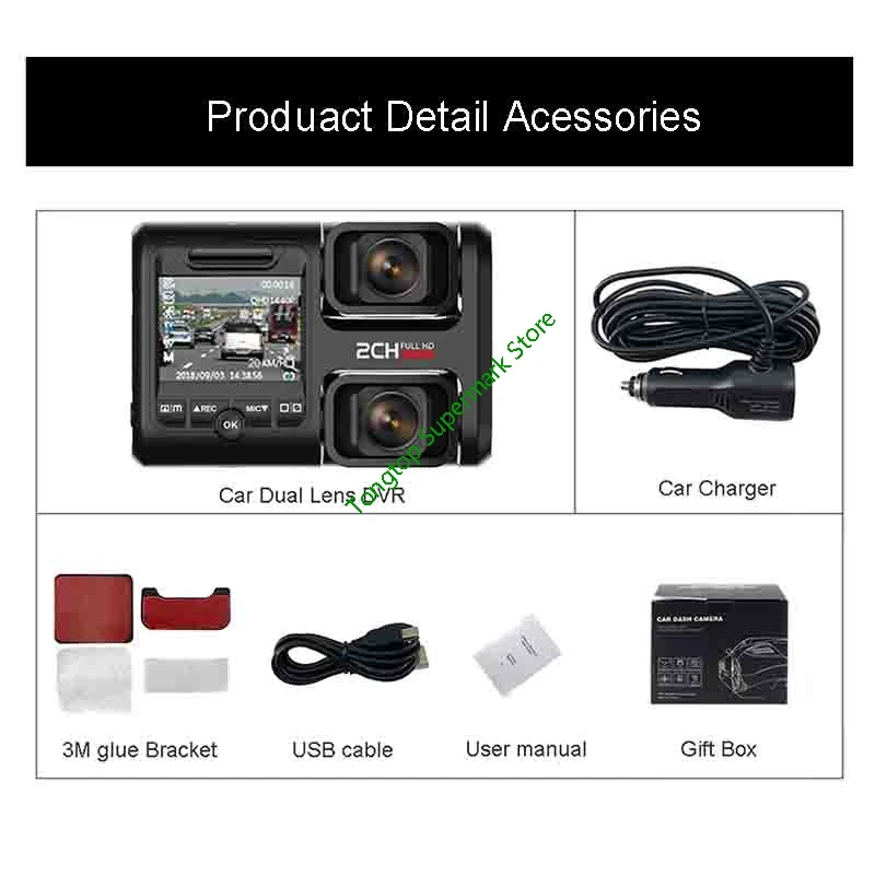 Novatek 96663 HD gps Автомобильный видеорегистратор, WiFi 1080P DVR с сенсором sony, камера заднего вида, ночное видение, двойной объектив, авто видеорегистратор