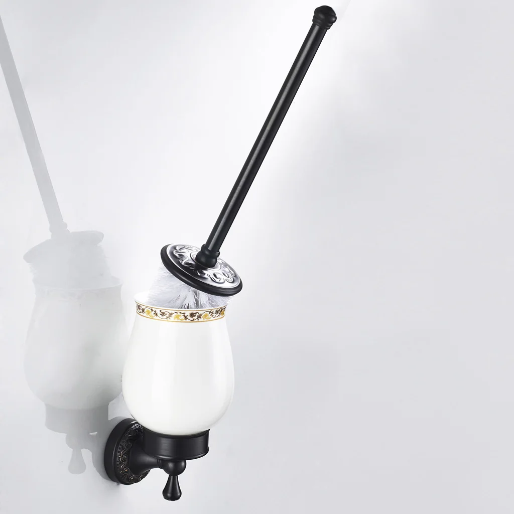 toilet brush holder set- soft nylon - Fits well - Eco friendly, Wall Mounted