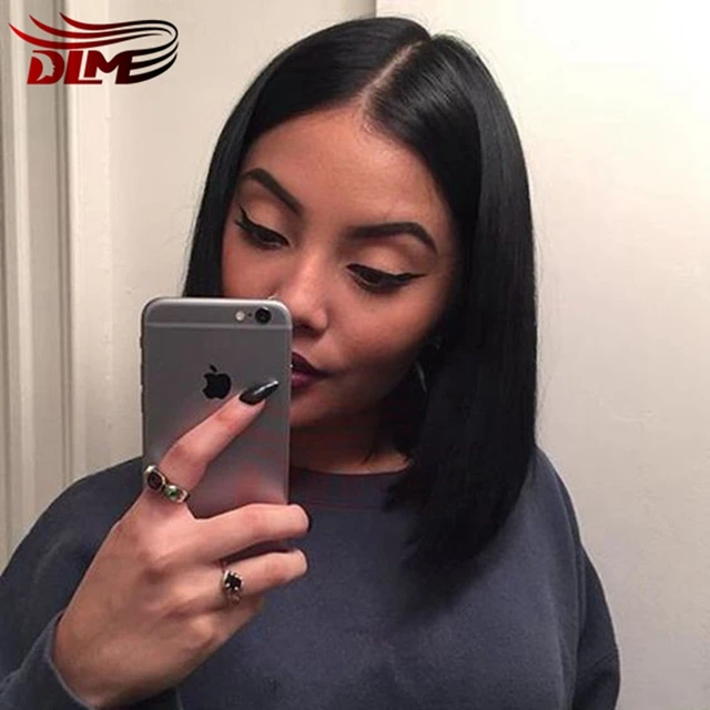 short haircuts middle part