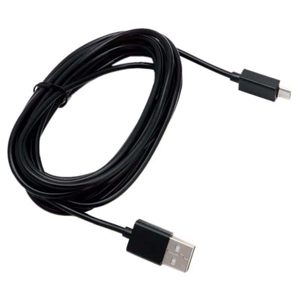 

Replacement For PS4 3 Meters Charging Cable Black Charge Cord USB Micro Line Gamepad Charger Wire