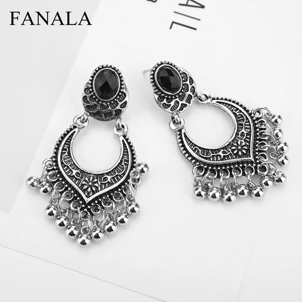 Серьги Свадебные Для женщин Jewelry вечерние кисточкой подарок Ретро Rhinestone Стиль