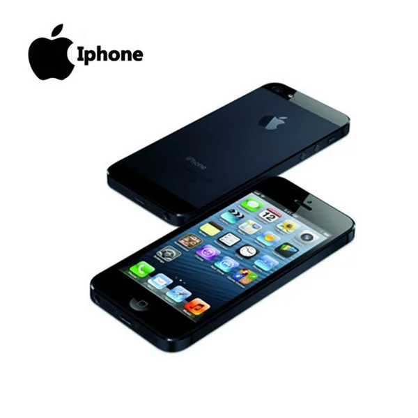 Sealed box 100% Factory Original Unlocked Iphone 5 Apple Cell phone 16GB 32GB ROM 16GB 32GB 64GB IOS 4.0 inch 8MP WIFI GPS Used 