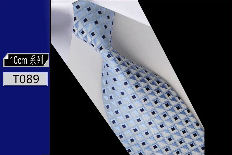 Элегантные полосатые мужские галстуки 10 см Широкие Галстуки для мужчин аксессуары для рубашек одноцветные Галстуки вечерние клетчатые свадебные галстуки - Цвет: 25