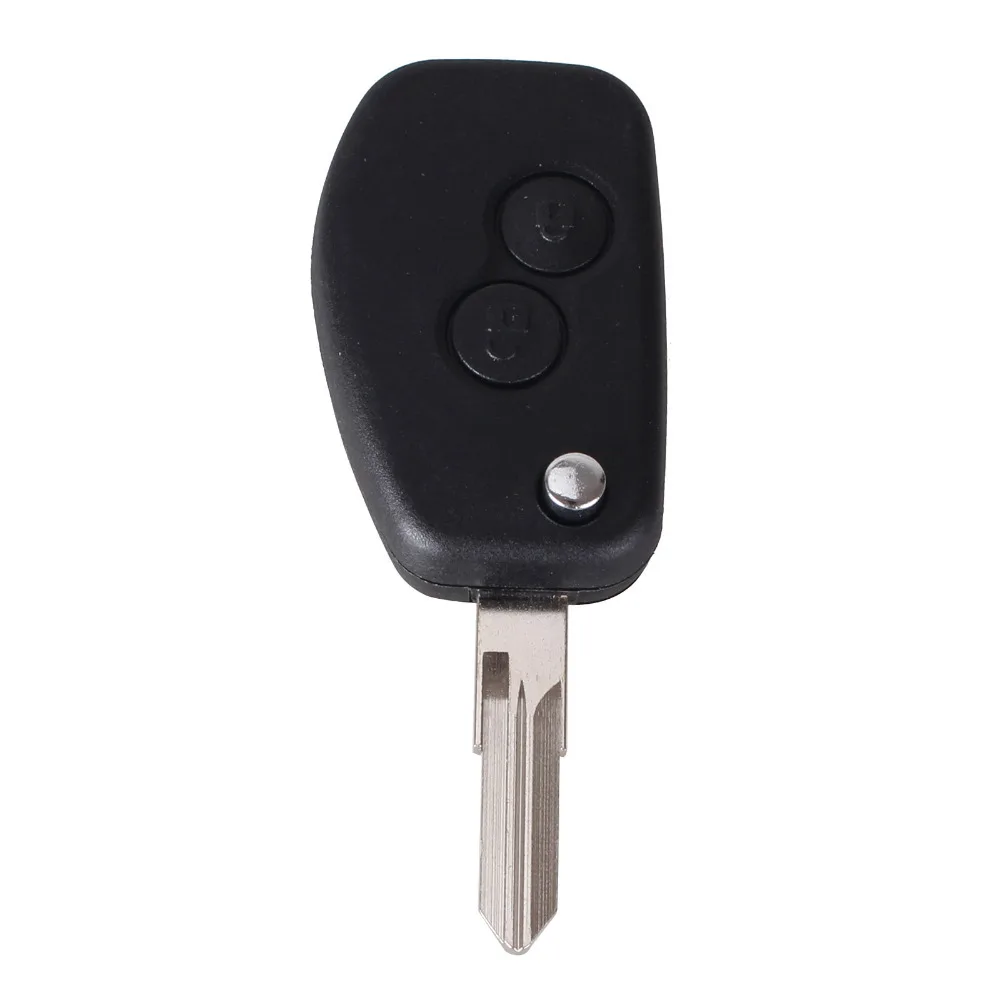 KEYYOU 10X2 Кнопка модифицированный ключ оболочка для Renault Dacia модус Duster Clio Espace откидной Складной Дистанционный Ключ заготовка Автомобильный ключ