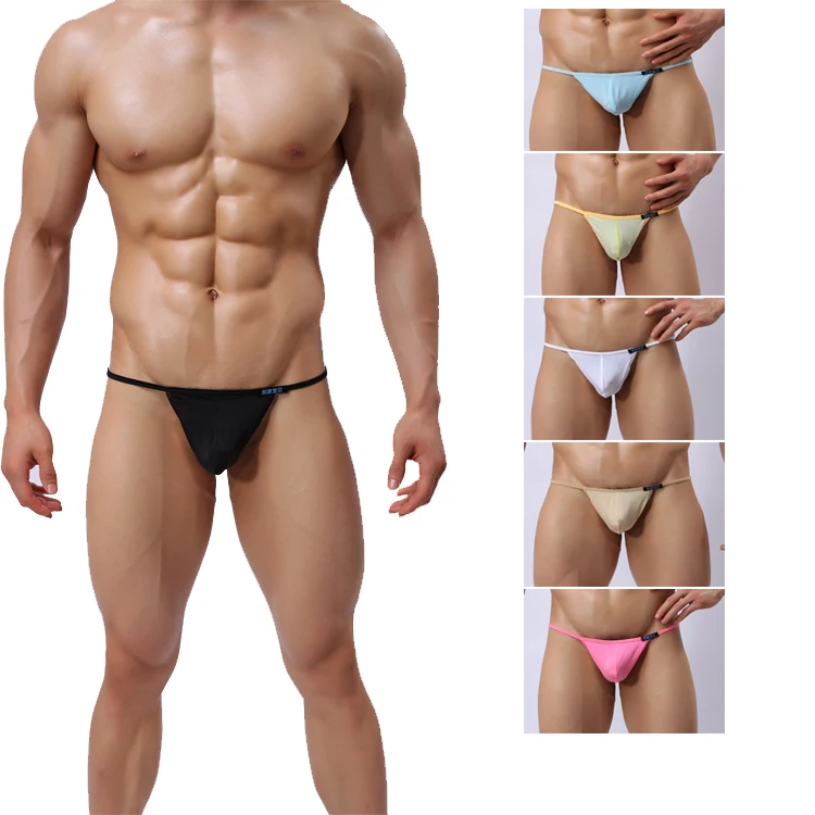

Sexy Sheer Male G String Sexy Briefs Double D G-string Thong Men Tanga