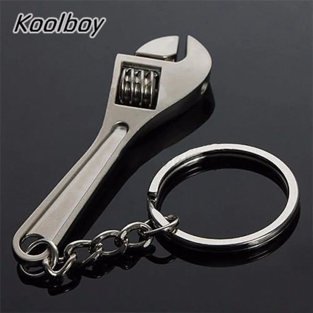

Mini Adjustable Wrench Spanner With Key Chain Ring Keyring Portable Mini Hand Tool Wrench Gift