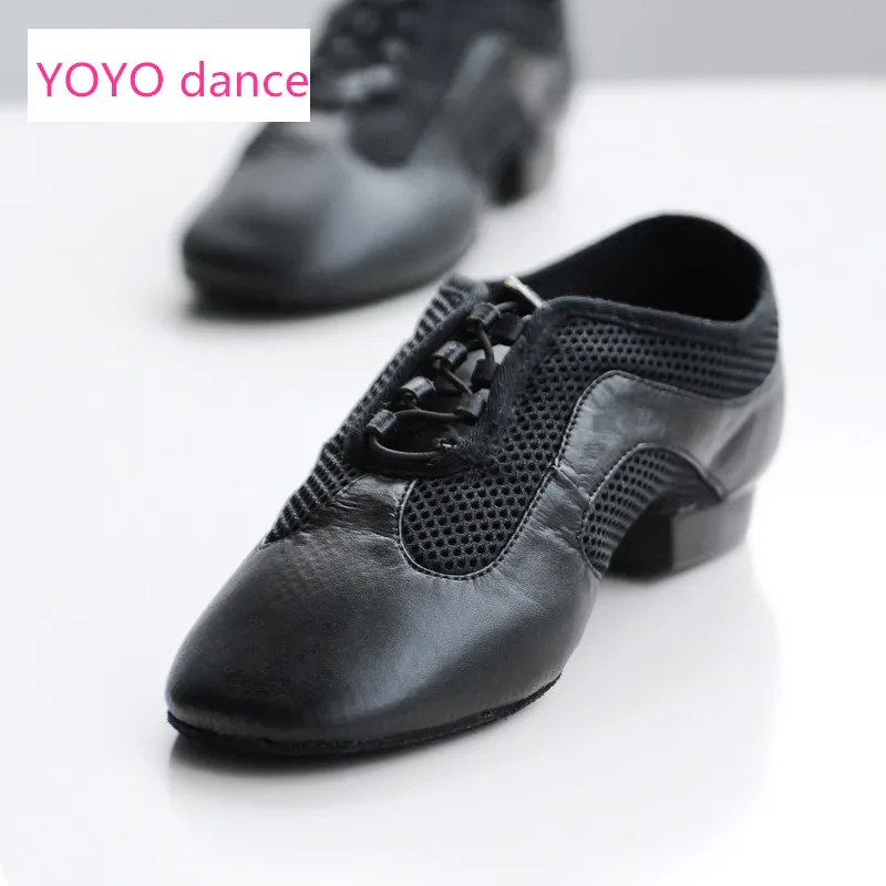 Square Gym Jazz Hip Hop Stretch Fabric Dance Sneakers