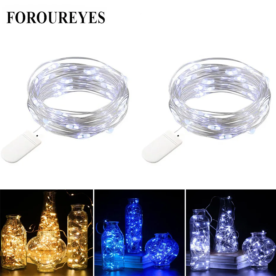 

garland LED strip Battery Operated string lights 2M 20Leds Party Christmas Holiday Decoration lamparas lamp