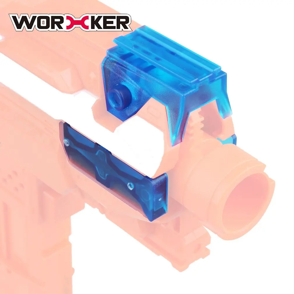 WORKER DIY Toy Gun Parts Top & Side Rail Adapter Base Set for Nerf