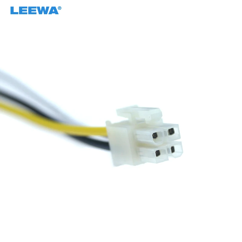 LEEWA 30pcs Universal Car Wire Harness Connector 4Pin Into DVD CD Radio Stereo Plug Adapter #CA5697-4P | Автомобили и мотоциклы