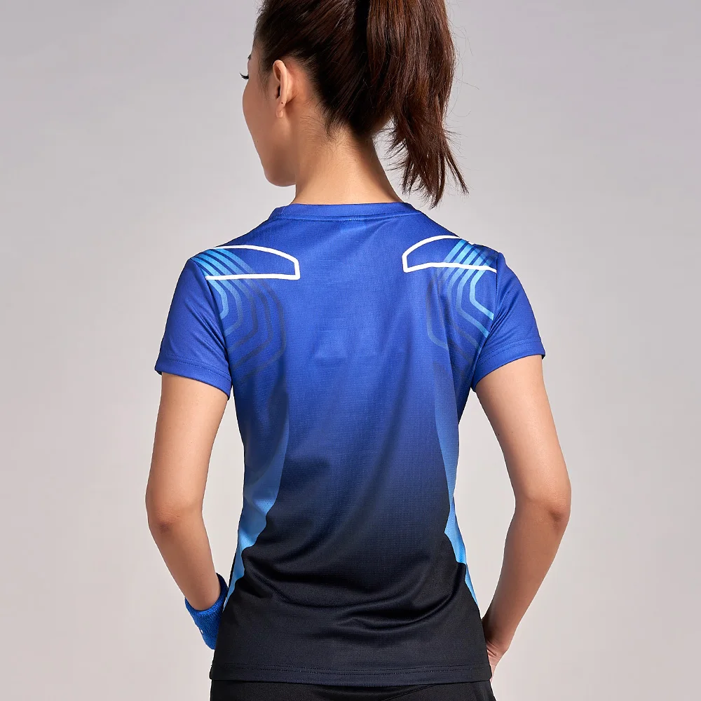 Kunli short tennis shirt women outdoor sports badminton clothing running clothing T-shirt basketball Volleyball shirt