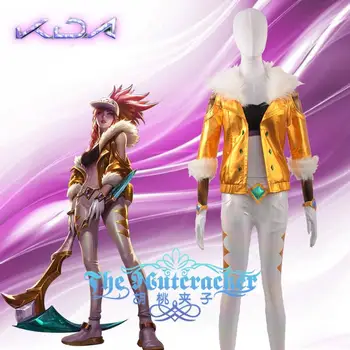 

[Customized] Game LOL K/DA Akali Sexy Girl Golden Girls Battle Uniform/Outfit Cosplay Costume For Women Halloween Free Shipping.