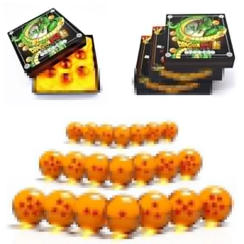 

3 Styles 7 Pcs/set 2.7/3.5/4.0 Cm Anime Dragon Ball 7 Stars Crystal Balls Dragonball PVC Model Toy for Children Christmas Gift